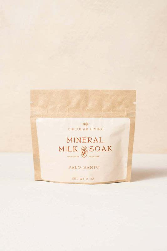 Mineral Milk Soak Sachet, Palo Santo