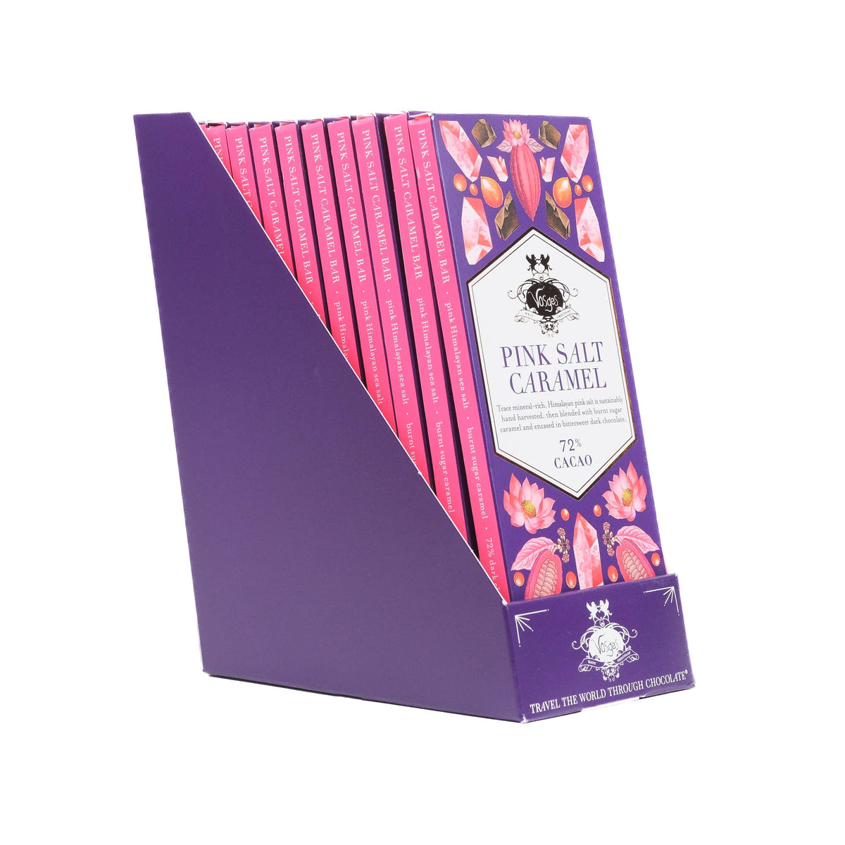 Dark Chocolate  Himalayan Pink Salt & Caramel: 72% Cacao