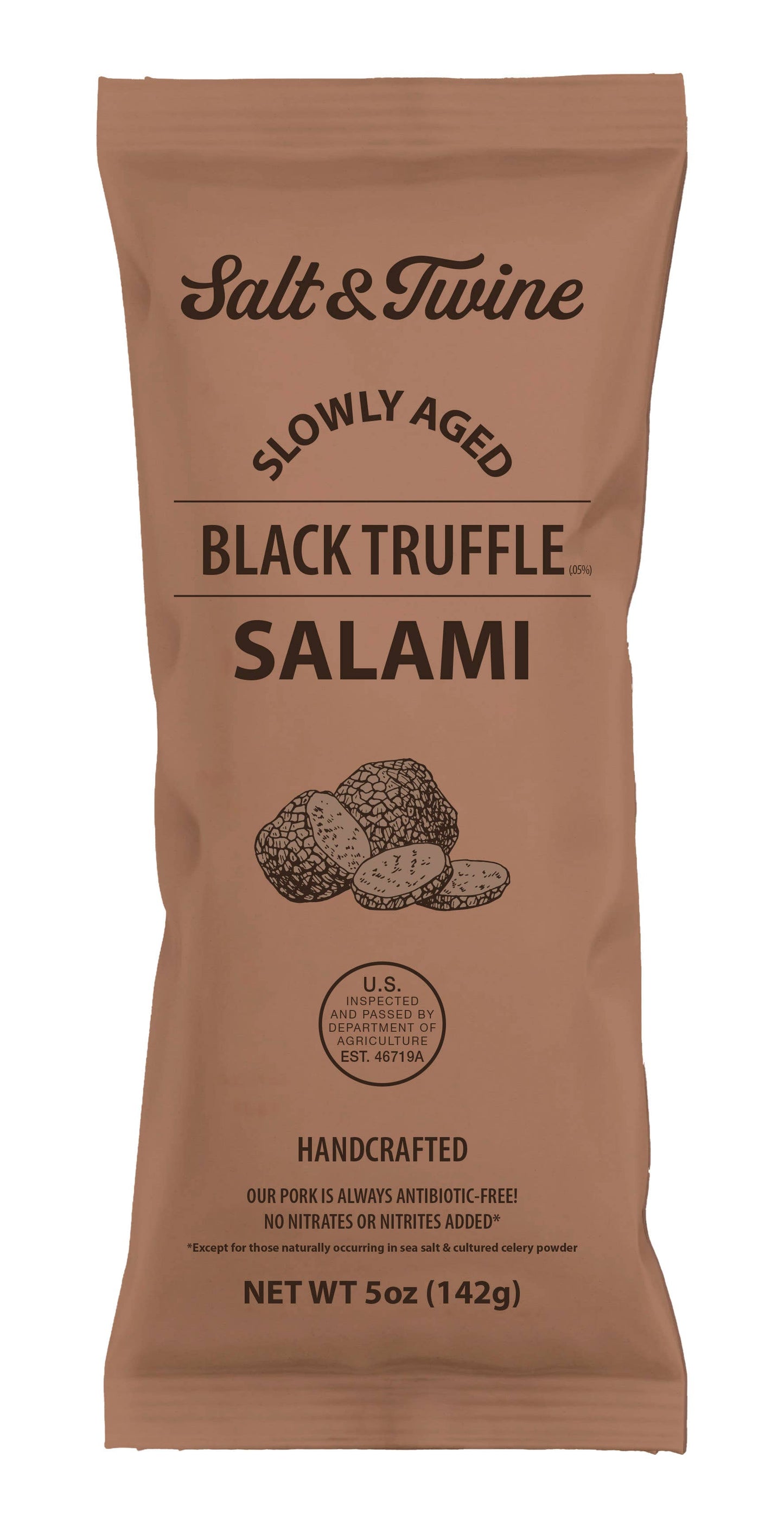 Truffle Salami Chub 12x5oz - New England Charcuterie