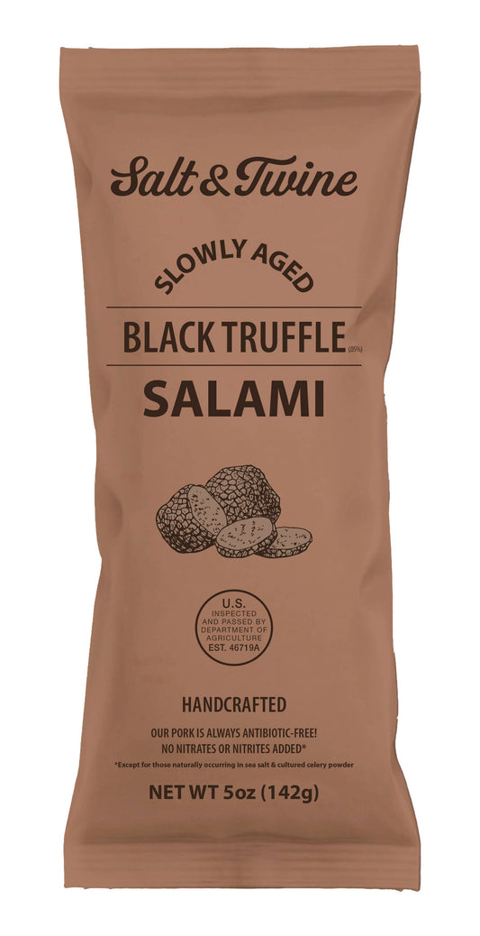 Truffle Salami Chub 12x5oz - New England Charcuterie