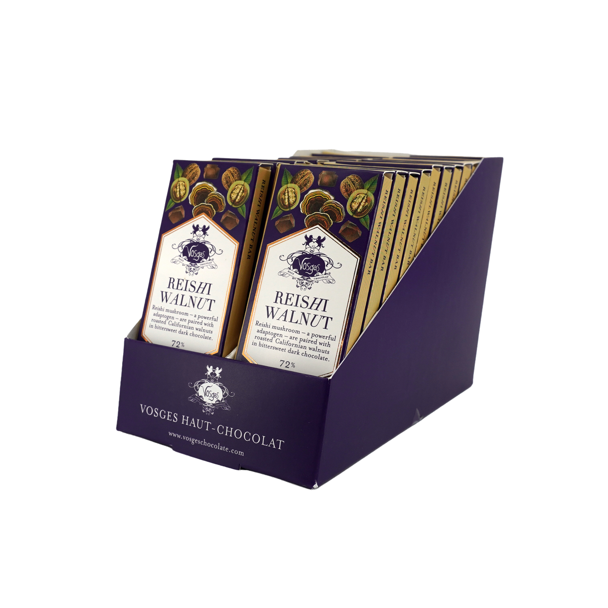 Reishi Walnut Chocolate Mini Bars
