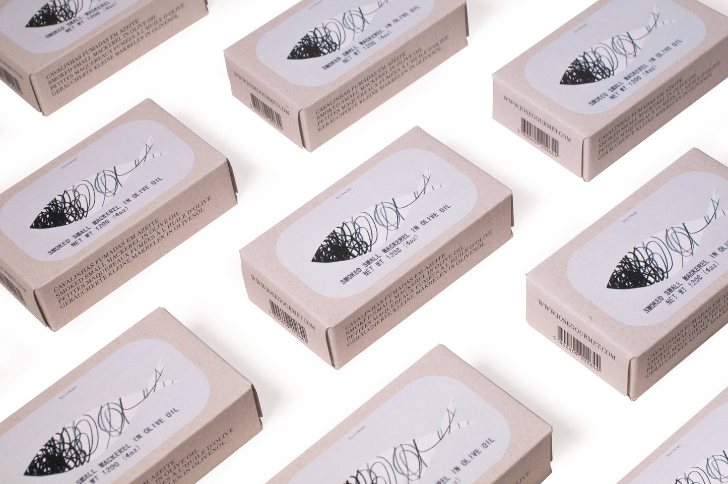 Jose Gourmet Smoked Small Mackerel in Olive Oil, 120g