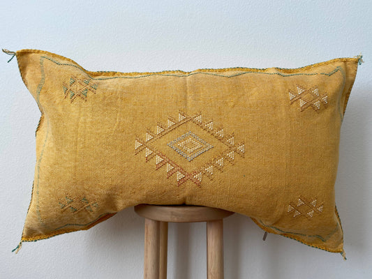 XL Silk Sabra Cover in Mustard