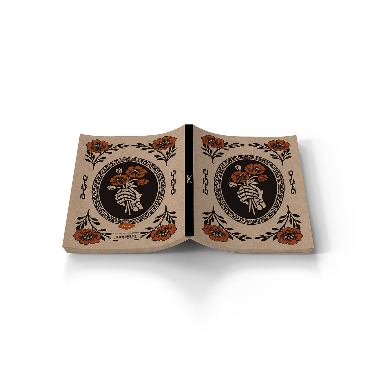 Bone & Bloom Kraft Classic Layflat Notebook KLC2728KL