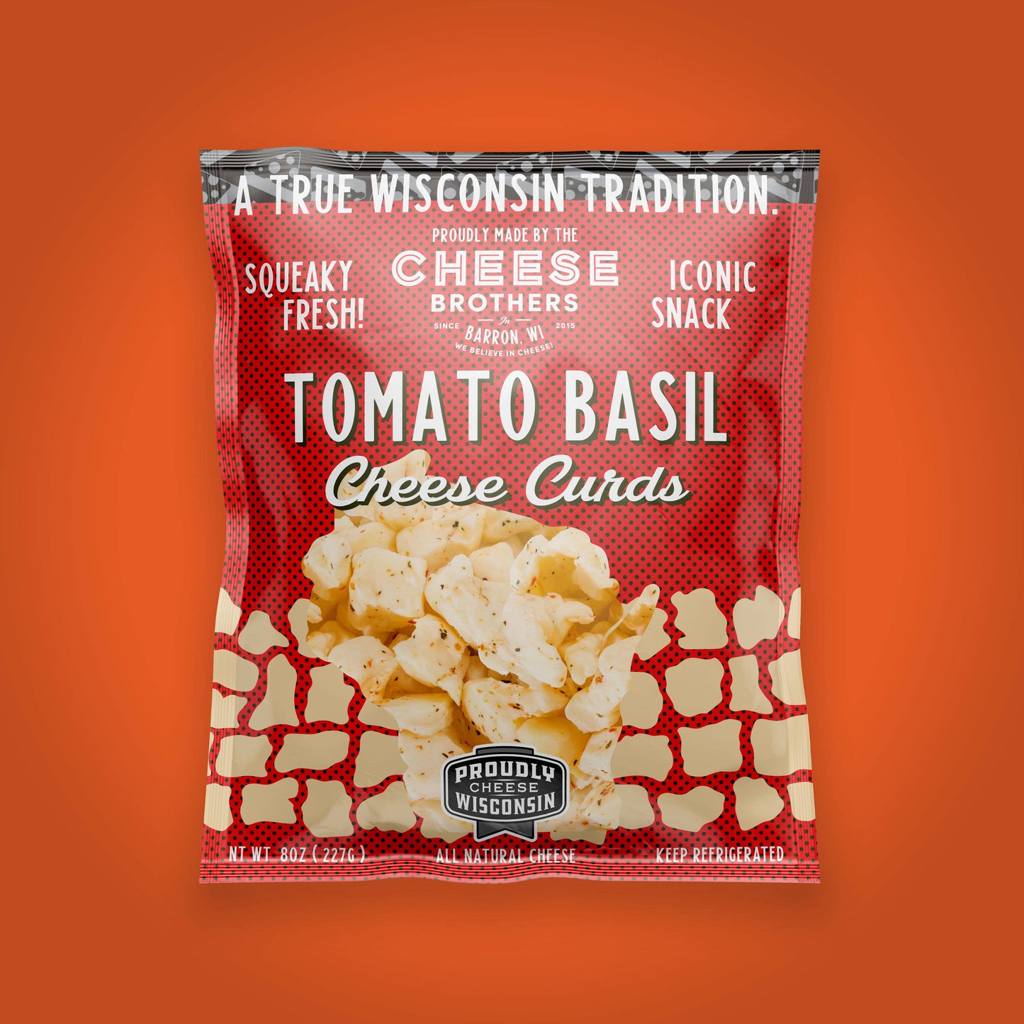 Tomato Basil Cheese Curds *Ships Fresh Daily*