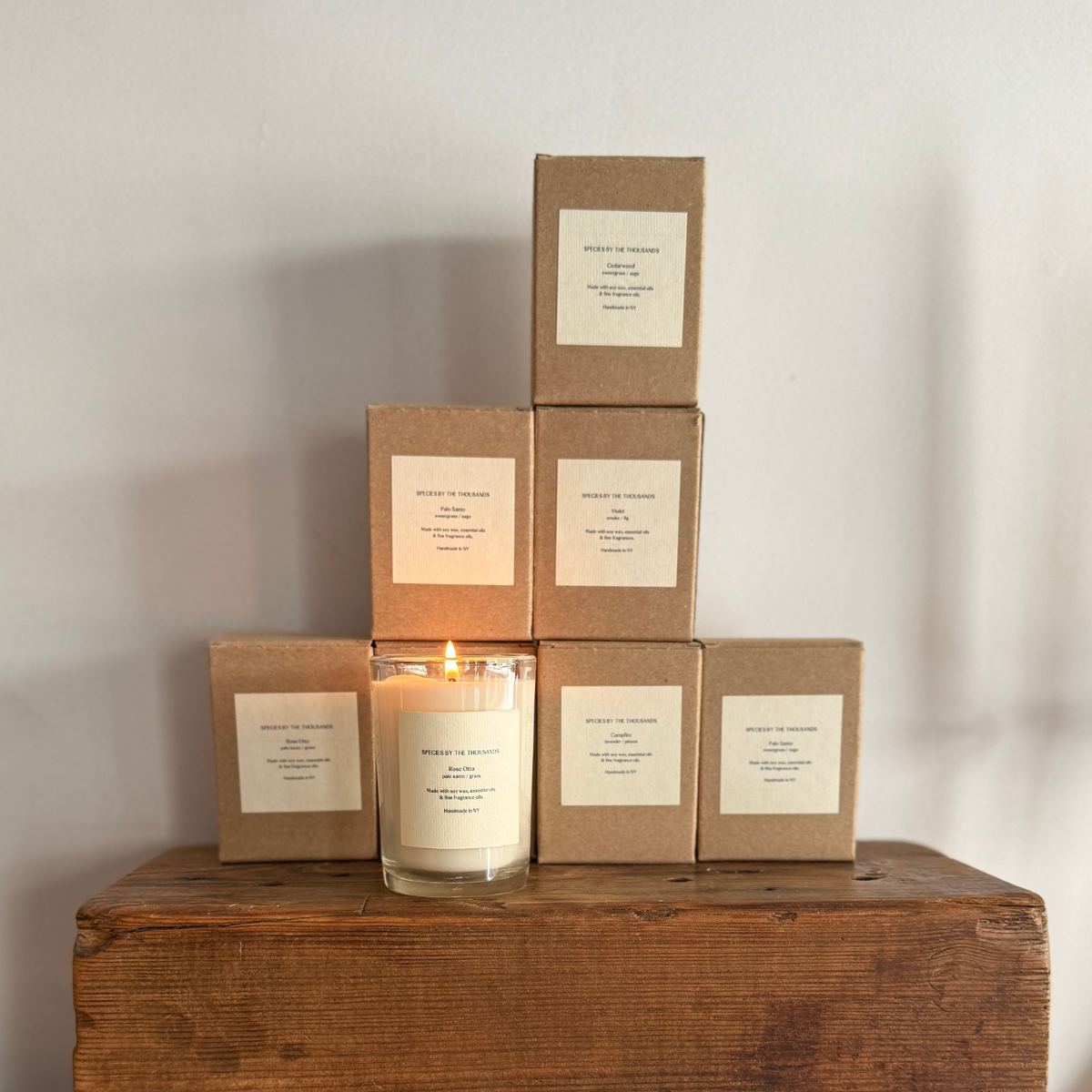 Oakmoss, Mushrooms + Rain Handcrafted Scented Soy Candle