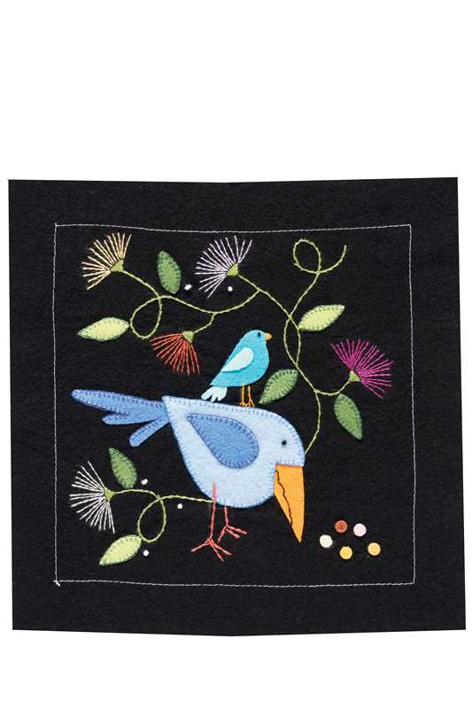 Folk Art Garden Applique Sampler by Erica Kaprow