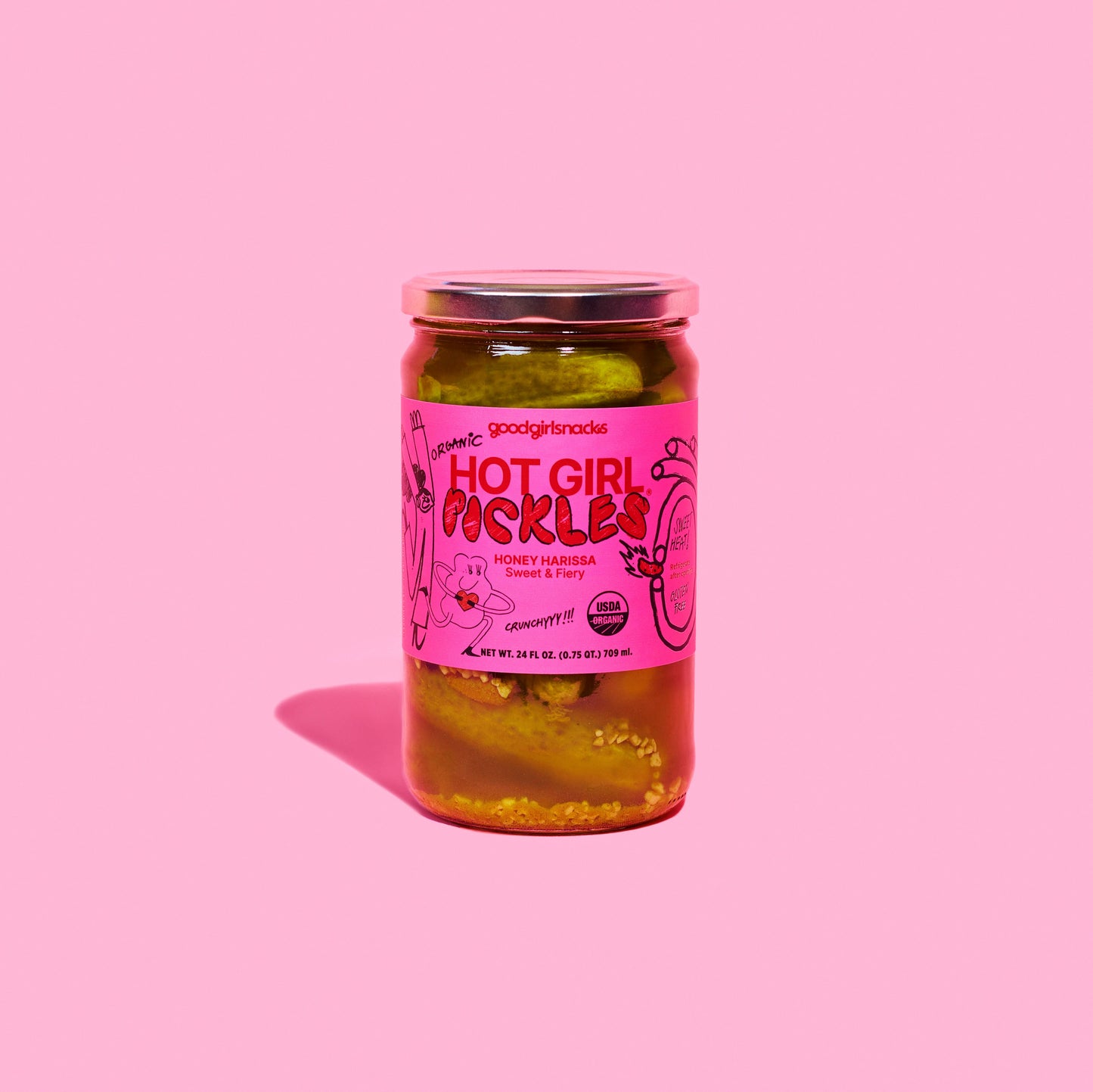 HOT GIRL PICKLES Honey Harissa (24oz Jar)