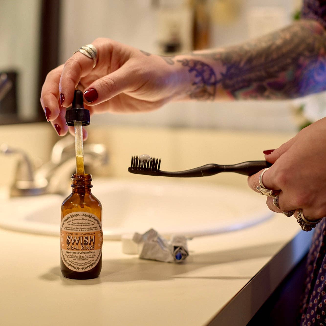 Swish! Oral Rinse– Concentrated Herbal Mouthwash