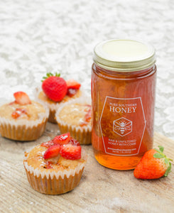Honey With Comb 1 Lb Raw, Unfiltered, Unheated