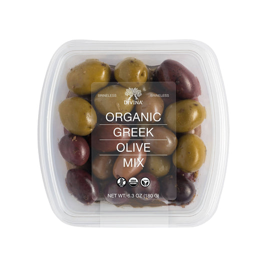 Organic Greek Olive Mix Deli Cup
