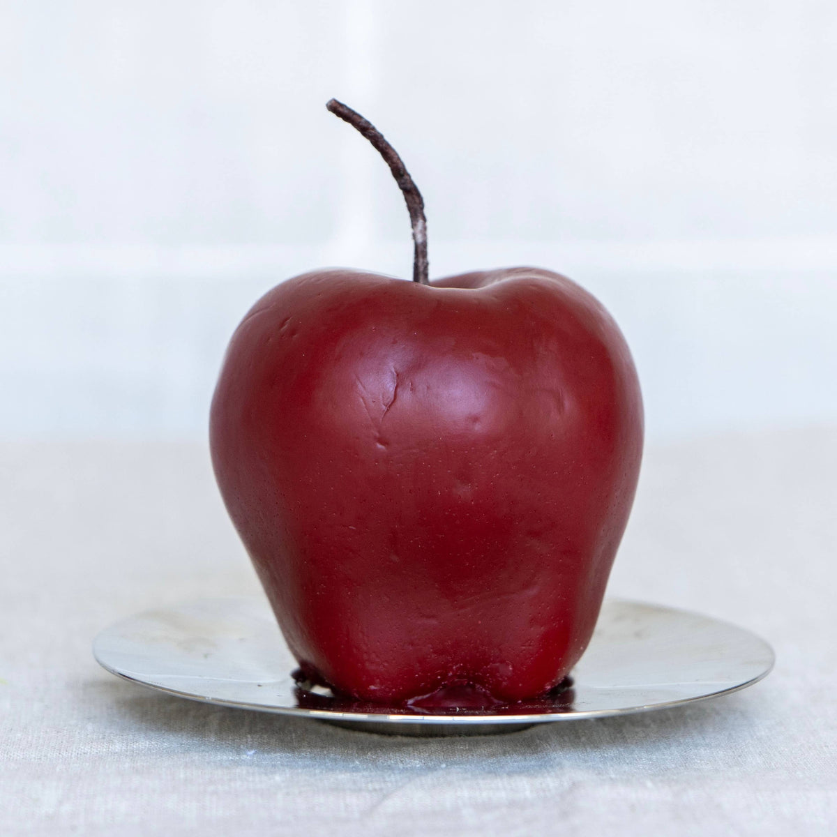 Red Apple Beeswax Candle