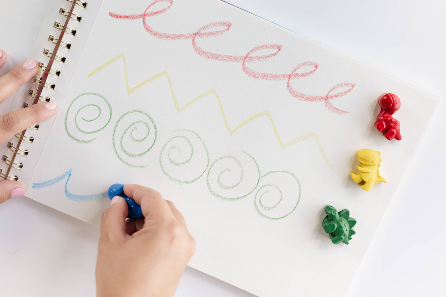 Dinosaur Crayon Set - Handmade Non-Toxic Kids Gift
