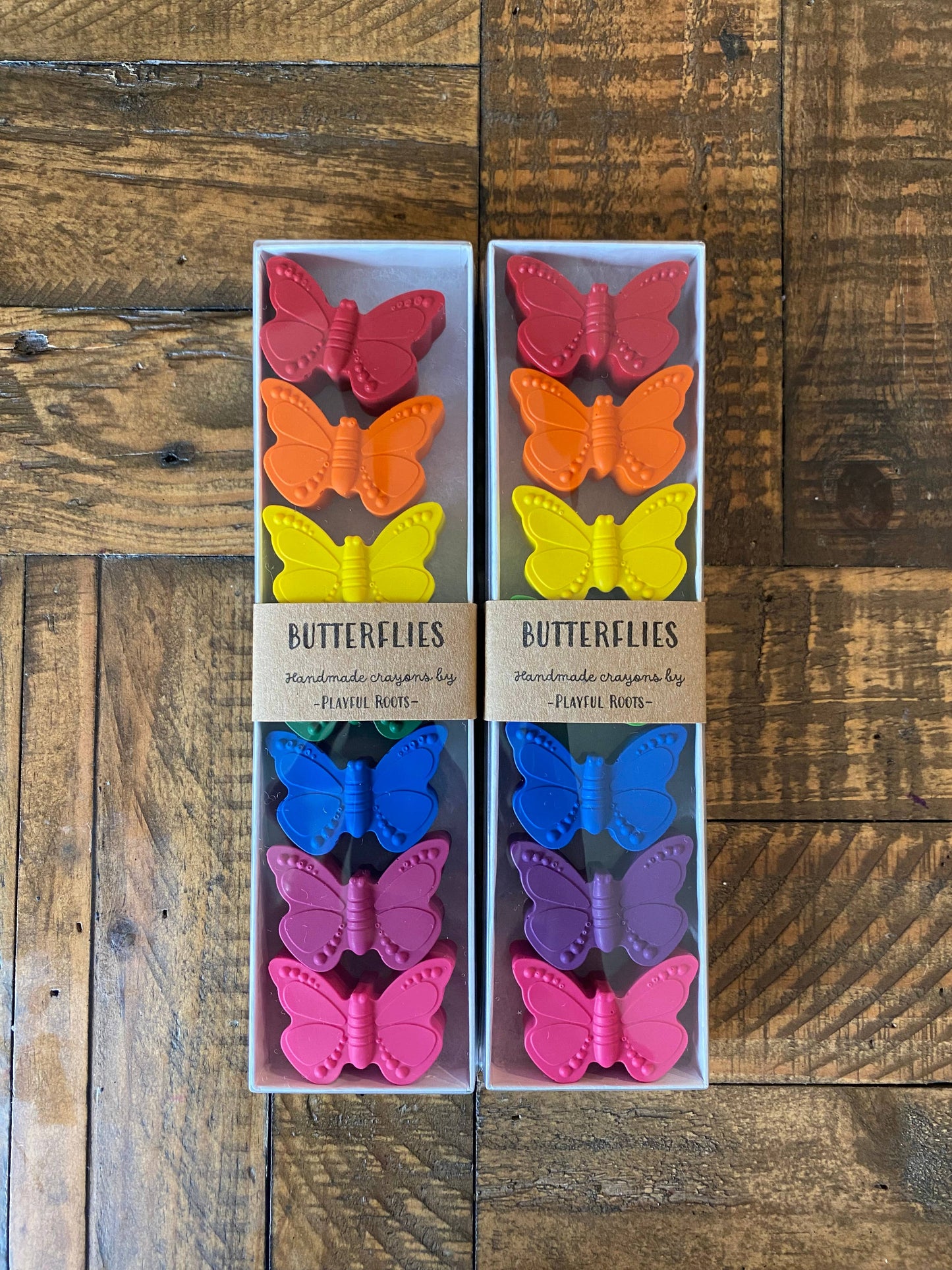 Butterflies Crayon Set - Handmade Non-Toxic Kids Gift