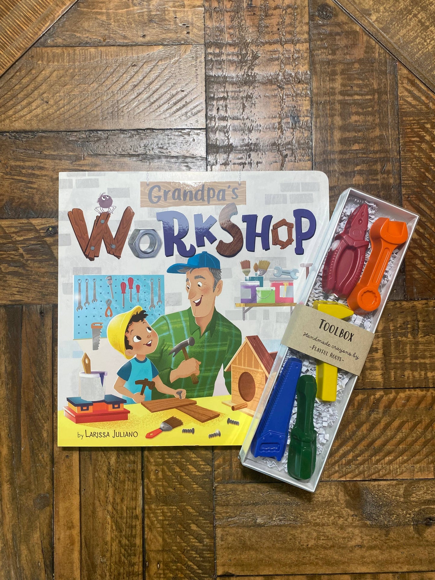 Toolbox Crayon Set - Handmade Non-Toxic Kids Gift