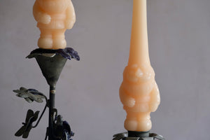 Gnome taper candle set