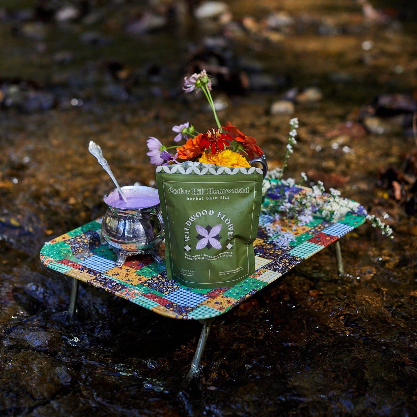 Flower Infused Bath Fizz