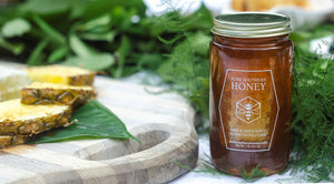 Honey With Comb 1 Lb Raw, Unfiltered, Unheated