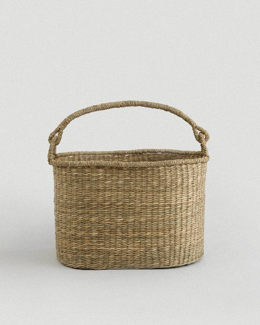 Satna Oval Seagrass Basket
