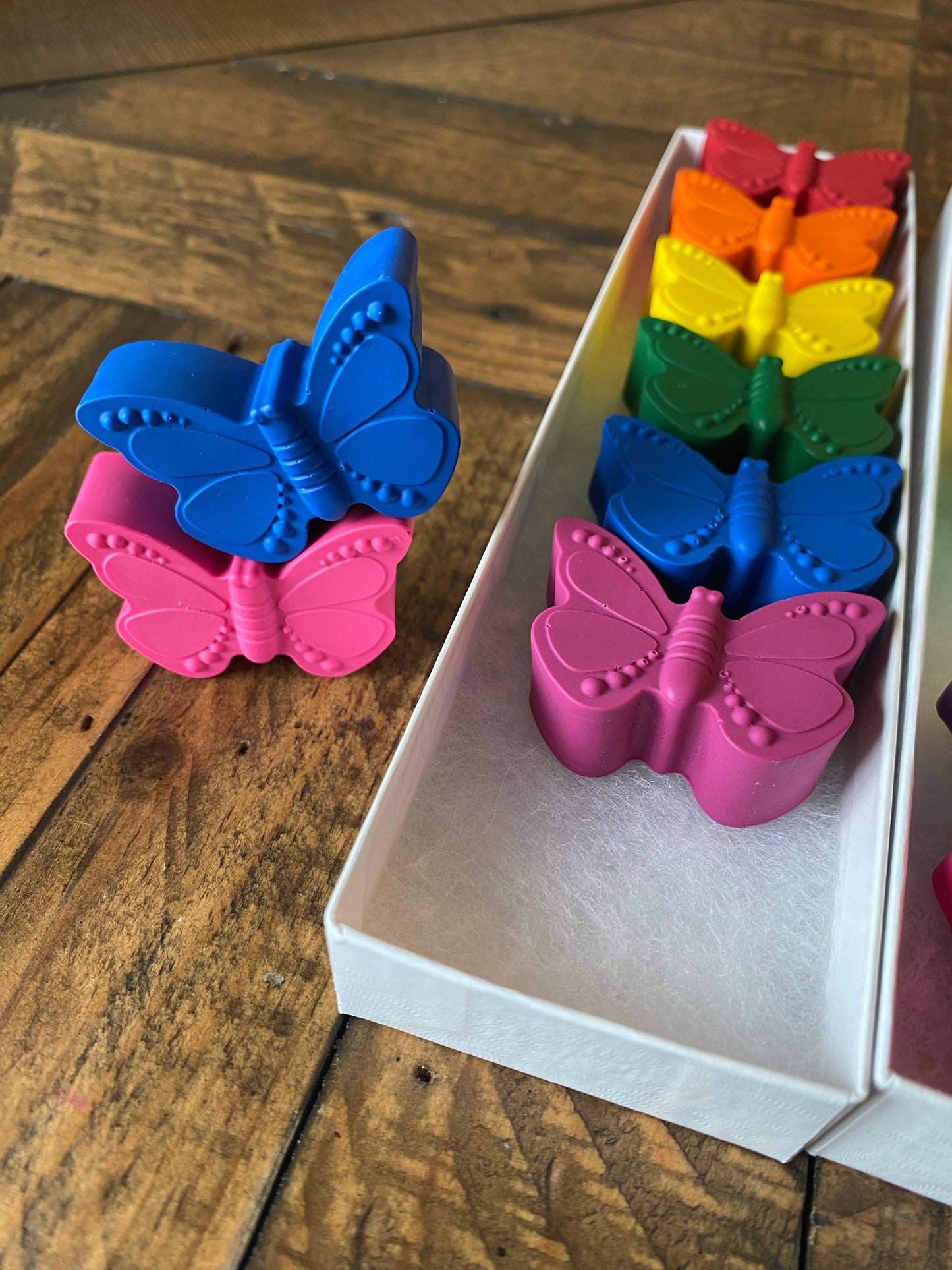 Butterflies Crayon Set - Handmade Non-Toxic Kids Gift