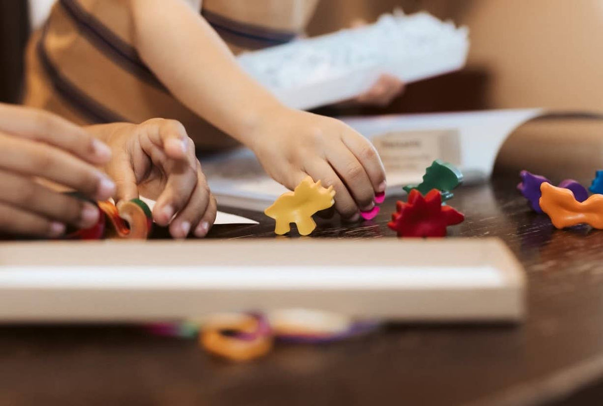 Dinosaur Crayon Set - Handmade Non-Toxic Kids Gift