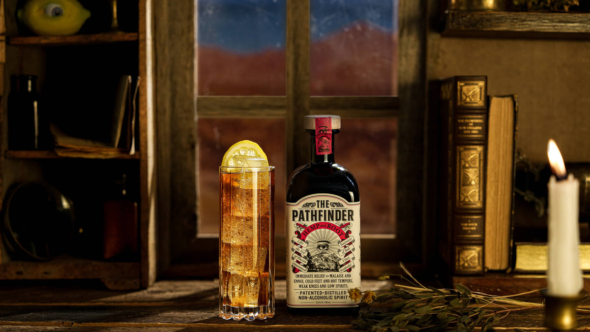 The Pathfinder Hemp and Root Non-Alcoholic Spirit