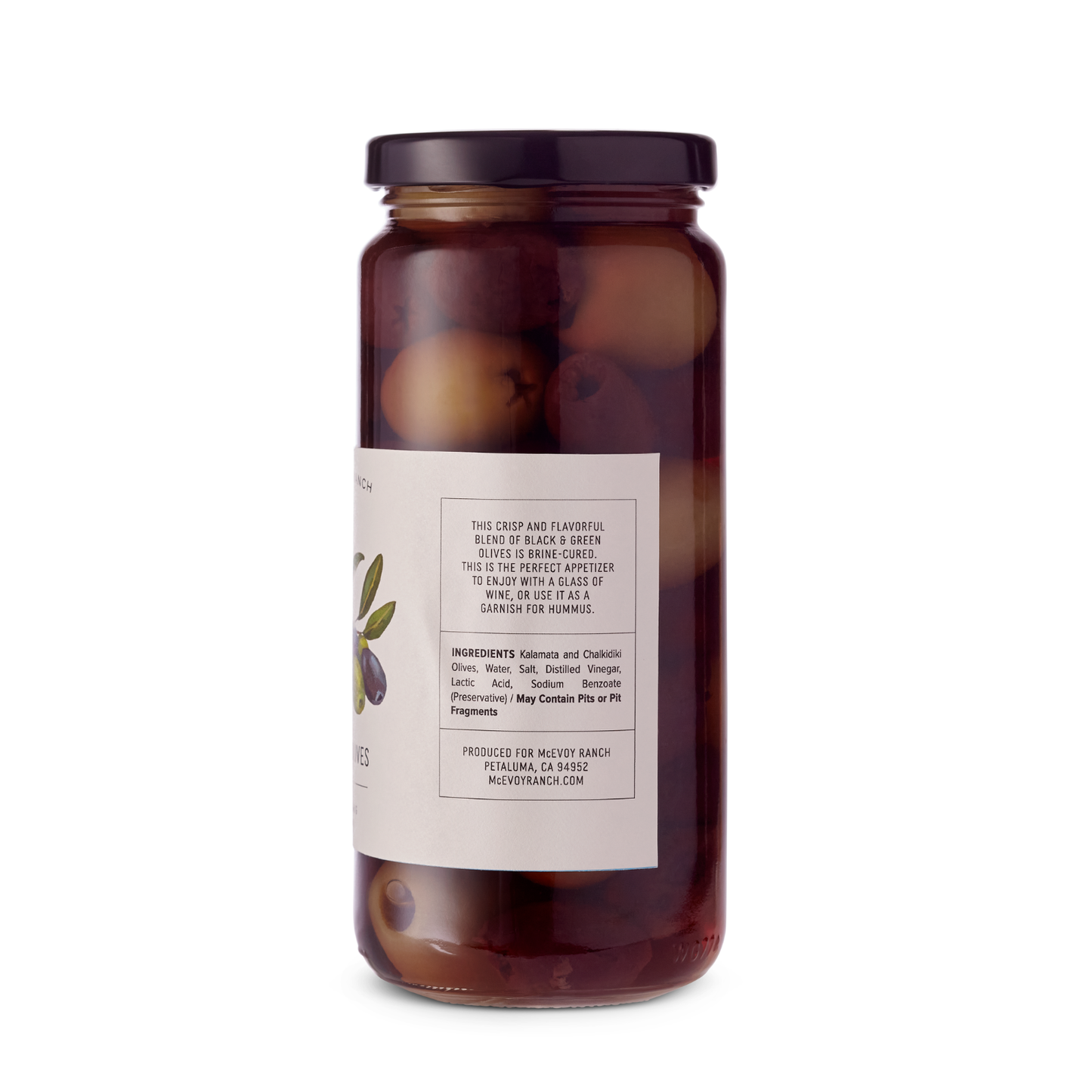 Table Olives,  Pitted, 8.5 oz