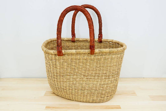 Market Basket, oval natural