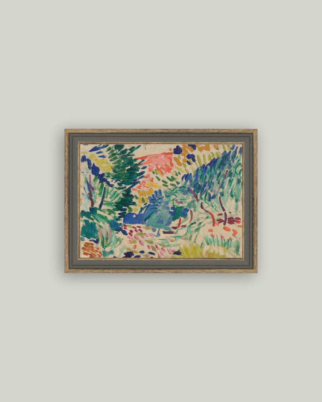 Landscape at Collioure Framed Antique Art