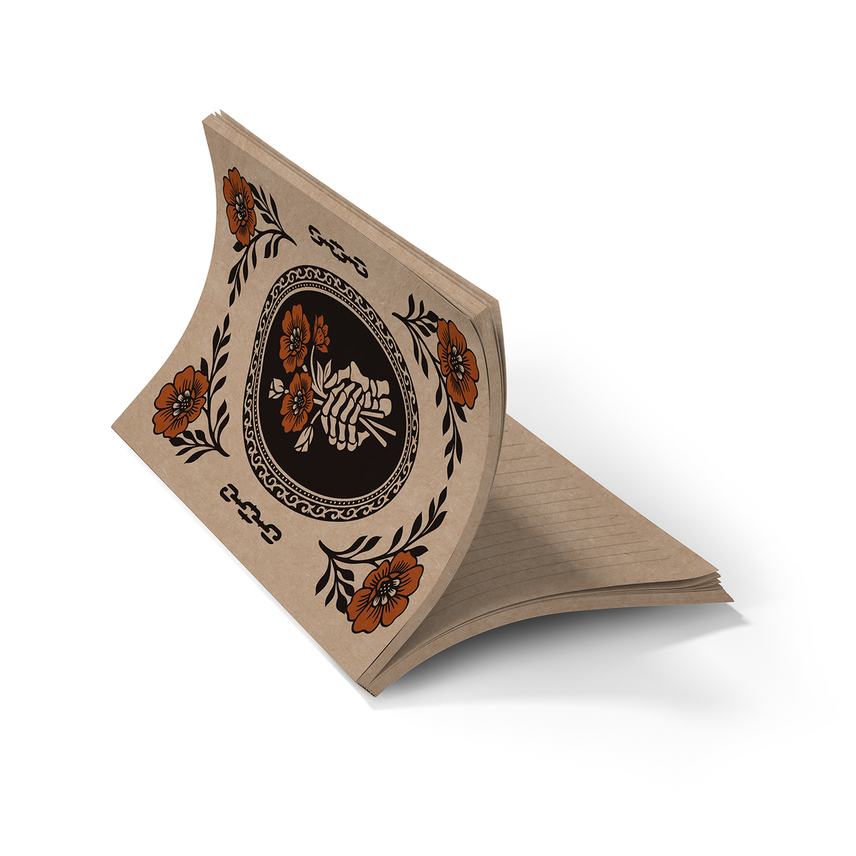 Bone & Bloom Kraft Classic Layflat Notebook KLC2728KL
