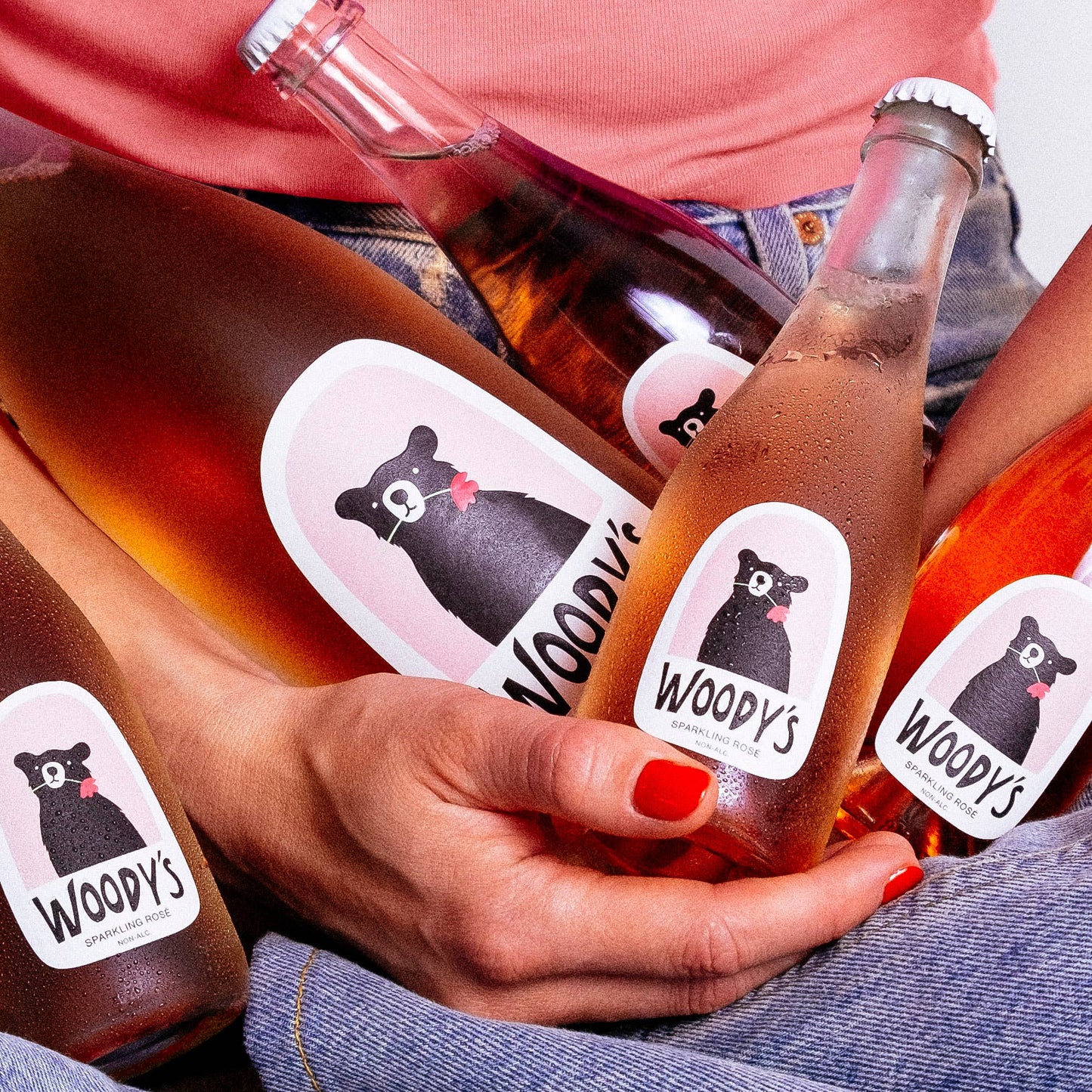 Mini Woody's Non-Alcoholic Sparkling Rosé (187ml)