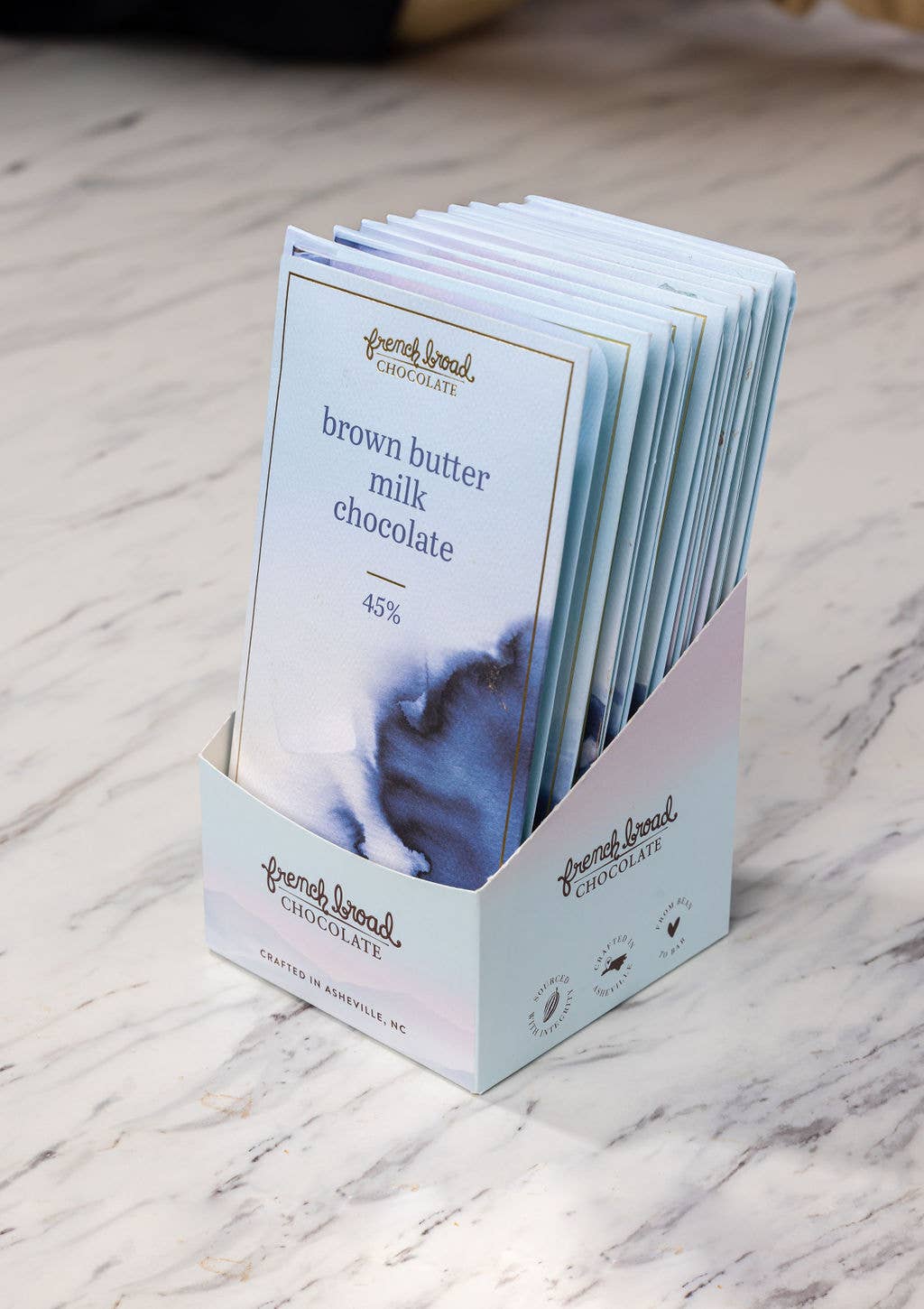 Whiskey Barrel with Smoked Salt Chocolate Bar 68% - 60g