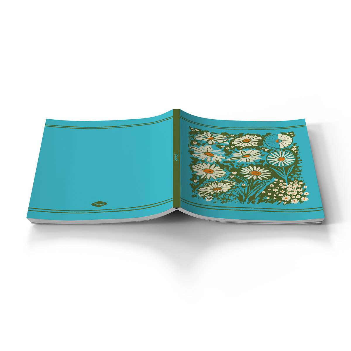 Drawing Daisies Medium Layflat Notebook Mixed Media LFM2748M