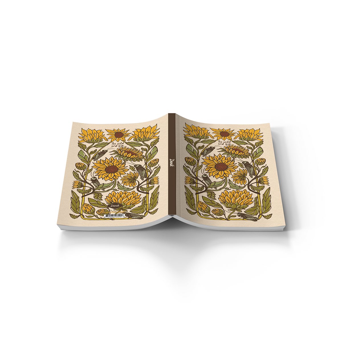 Sunflower Soft Touch Classic Layflat Notebook LFC2685L