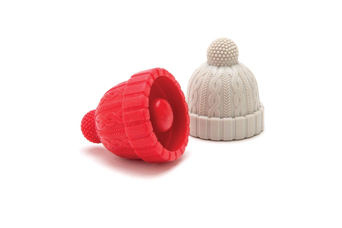 Bottle Stoppers | Beanie silicone knitted hats (2)
