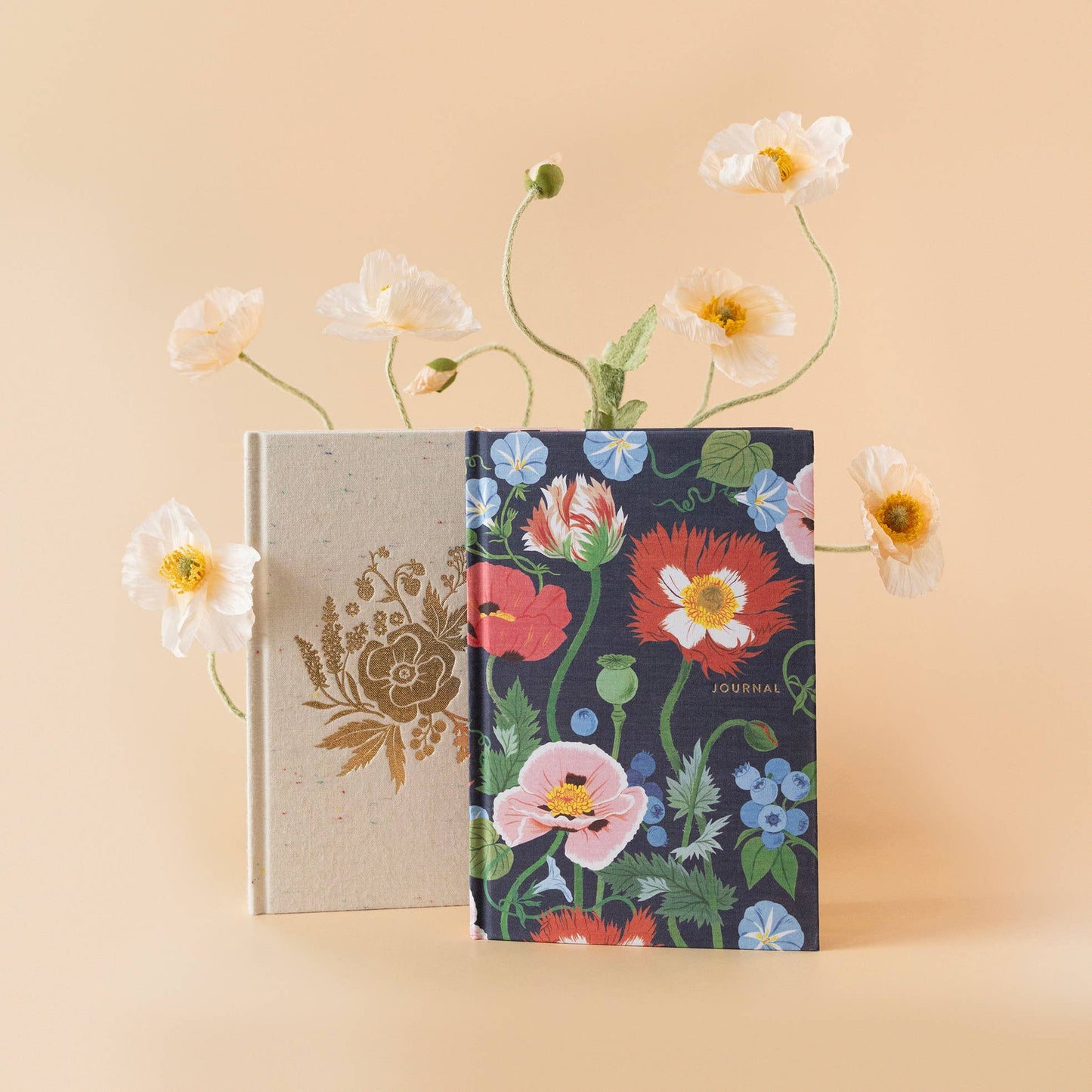 POPPY GARDEN | LINEN BOUND JOURNAL