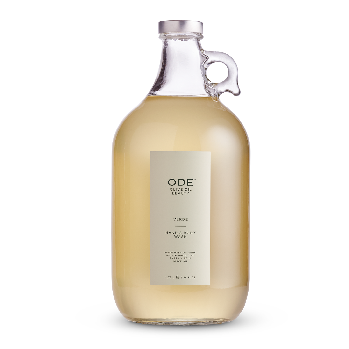 ODE Olive Oil Beauty Hand & Body Wash Growler - VERDE