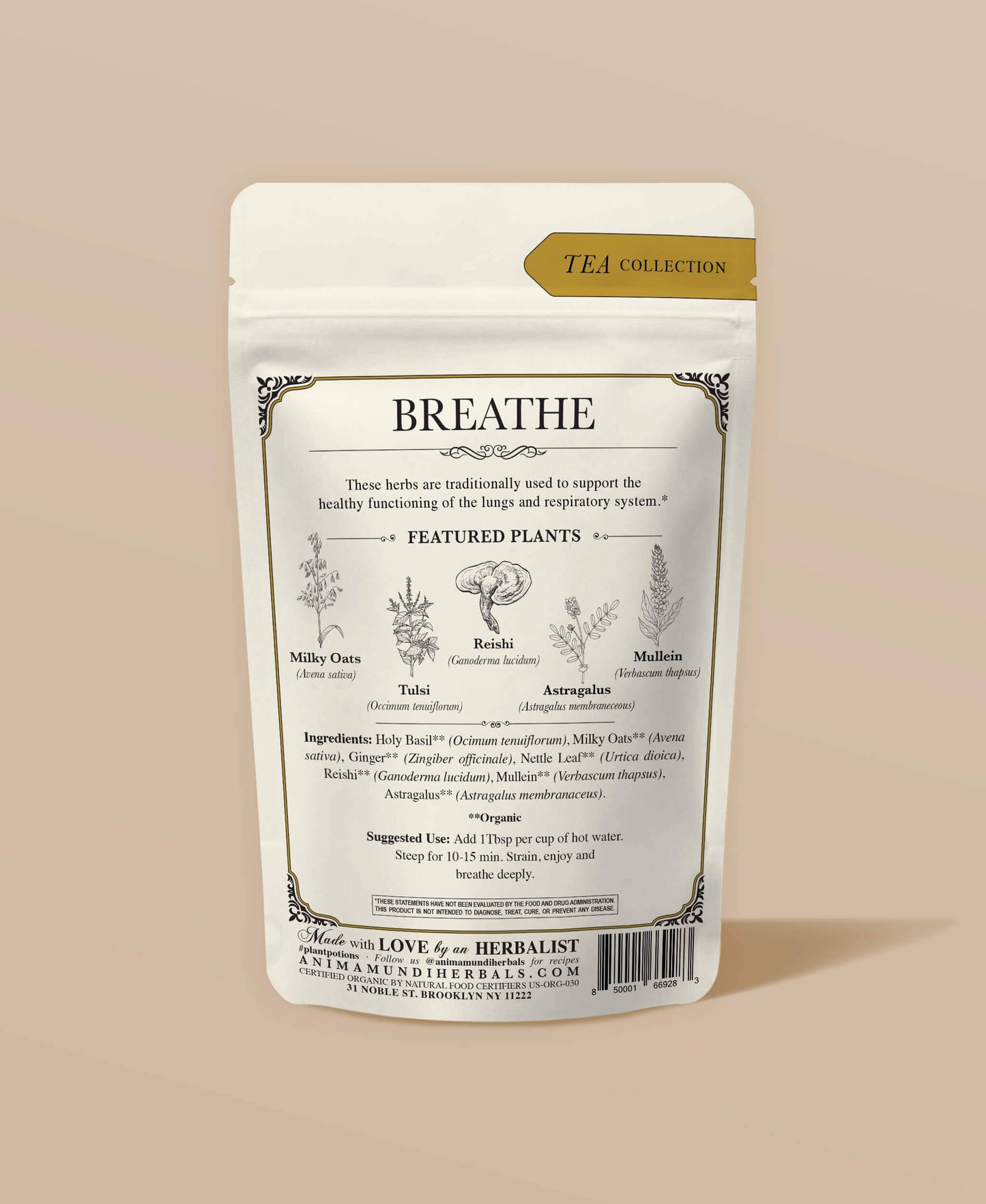BREATHE Tea | Organic Lung Tonic*